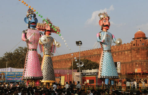 Effigy Burning on Dusshera in Delhi