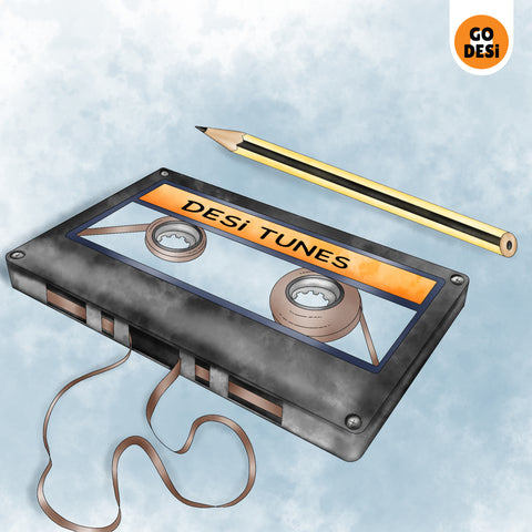 Cassette and pencil