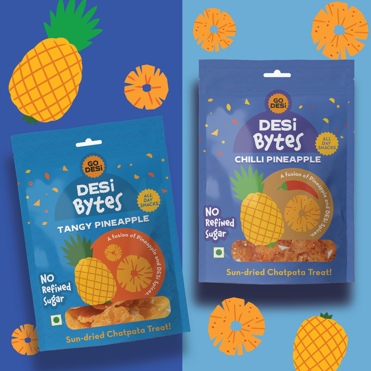 Tangy Pineapple Bytes, Sun-dried Pineapple Snack