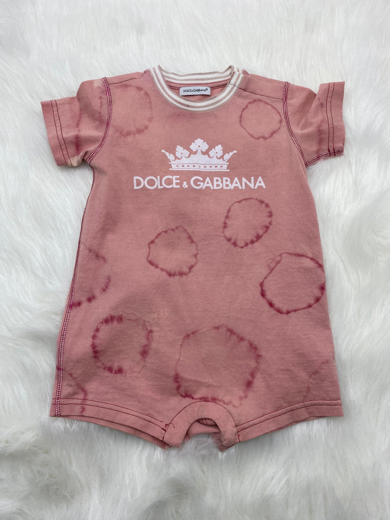 Dolce and Gabbana baby girl one piece outfit onesie 9 - 12 months 