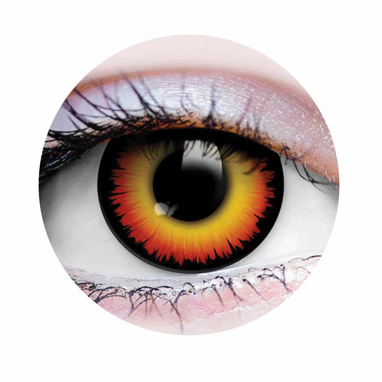 Pink ◉ Crazy Anime Contact Lens | Gwyshop Cyberpunk Lucy | Shopee  Philippines