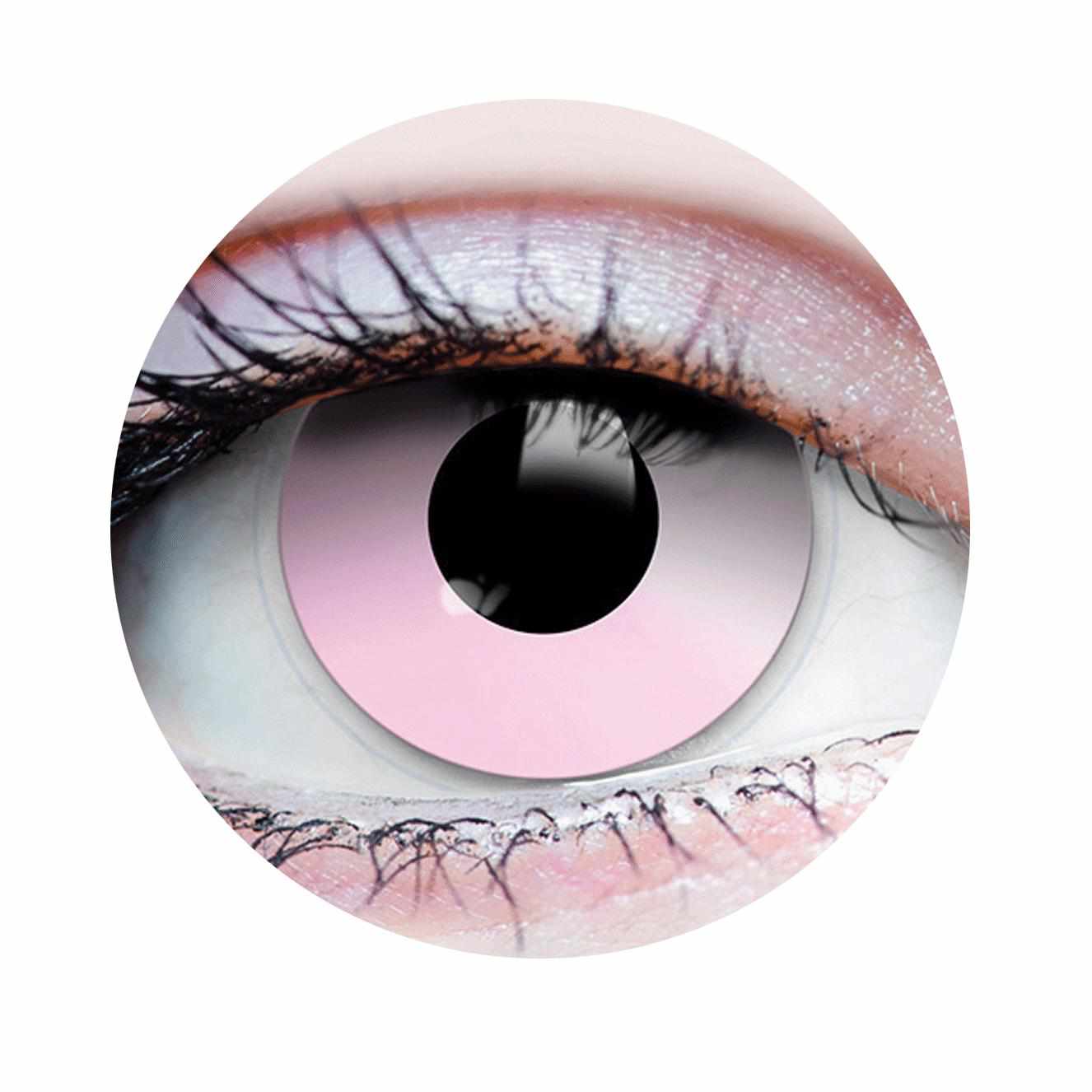 Ojotrend 1Pair Colored Contact Lens Anime Halloween Eyes Cosplay Contacts  Lenses Power -4.25 Pink | Wholesale | Tradeling