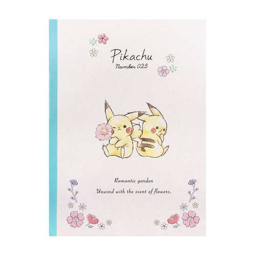 Notizheft Pikachu Number025 Blumen Pokeota