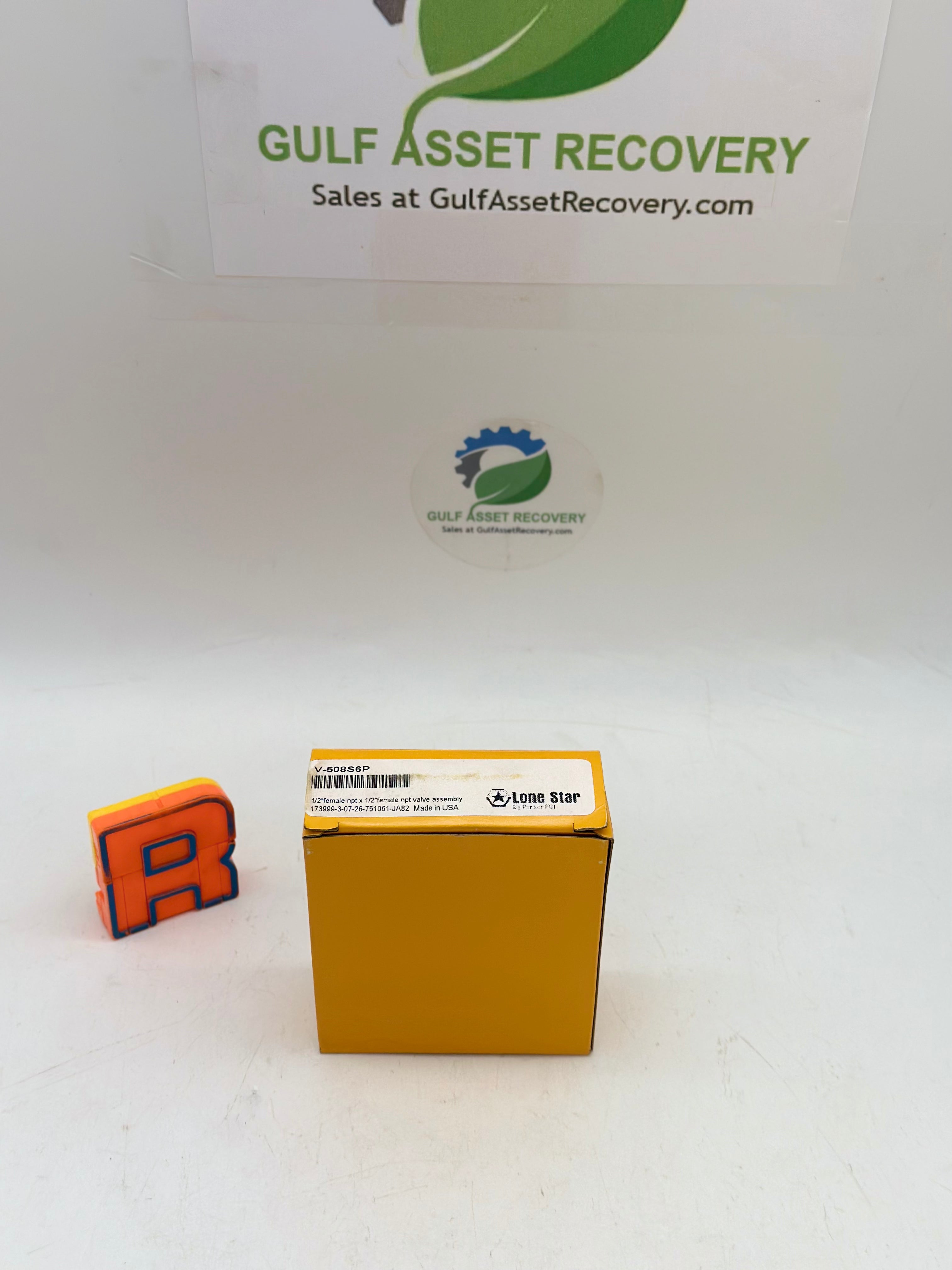 Parker V-508S6P Needle Valve Assembly, 1/2" FNPT x 1/2" FNPT (New)