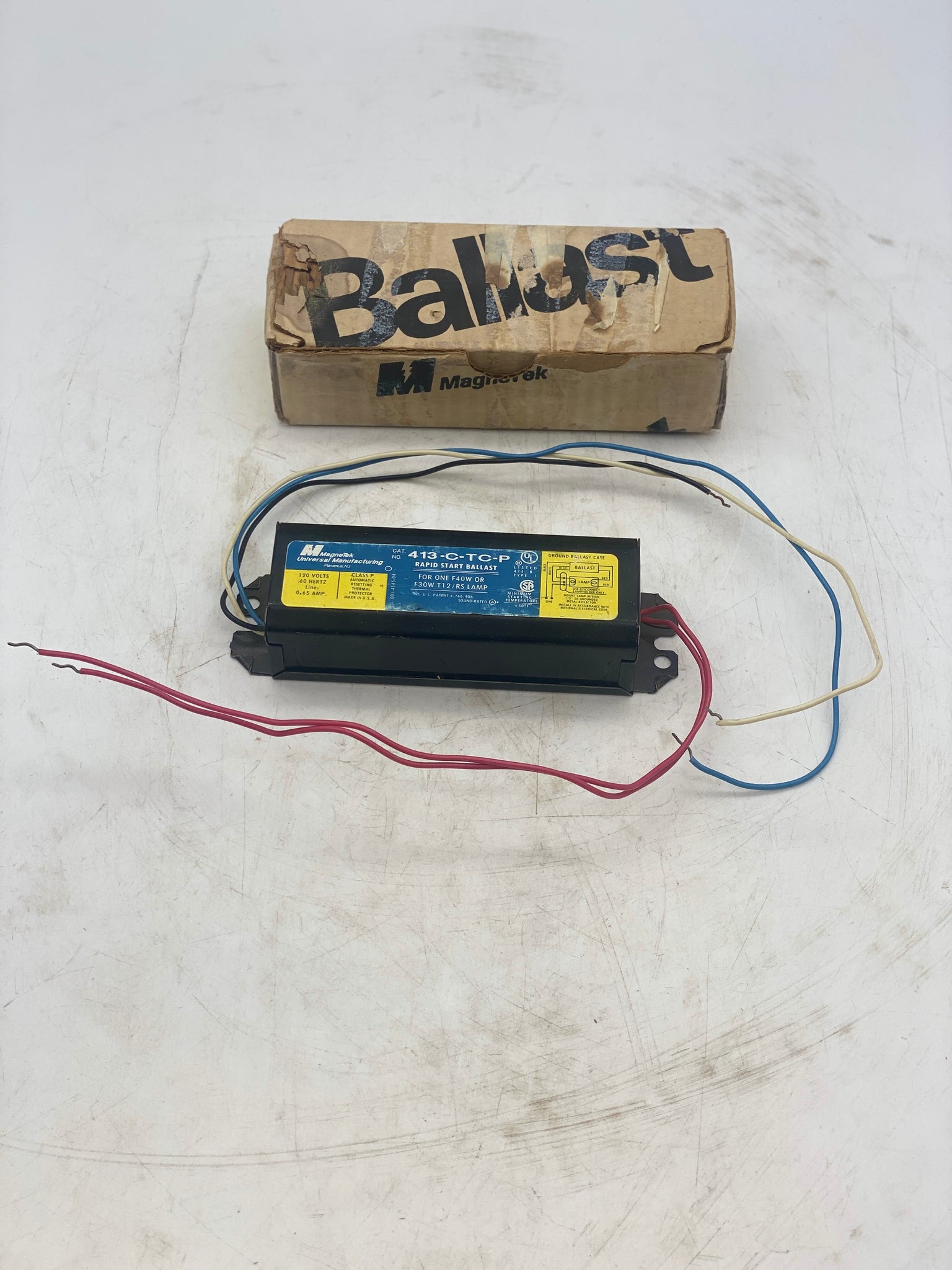 magnetek rapid start ballast