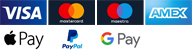 Payments we accept