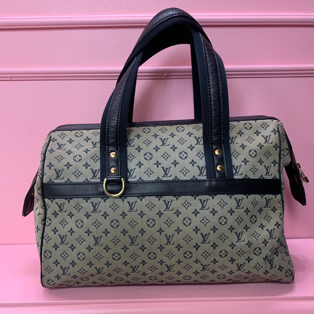 Louis Vuitton Blue Monogram Mini Lin Josephine PM Shoulder Bag