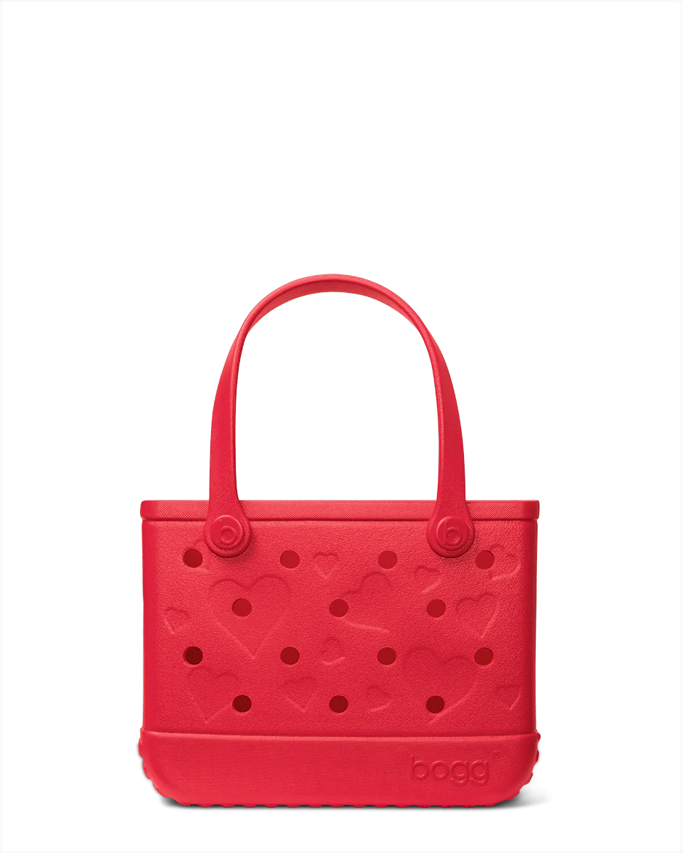 Bitty Bogg Bag - Bright Red Conversation Hearts