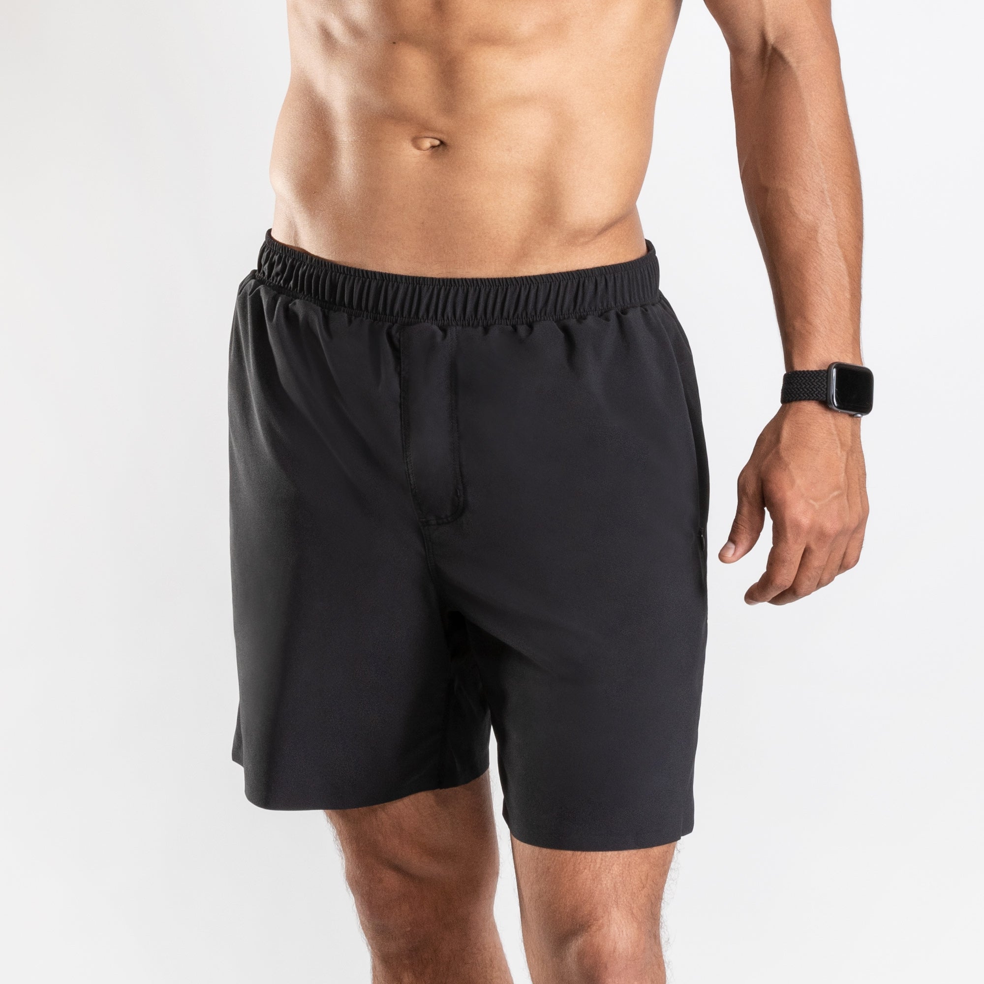 Men’s ZinTex Eco 7" Running Shorts with Lining (Coal) - nonzerogravity.com product image