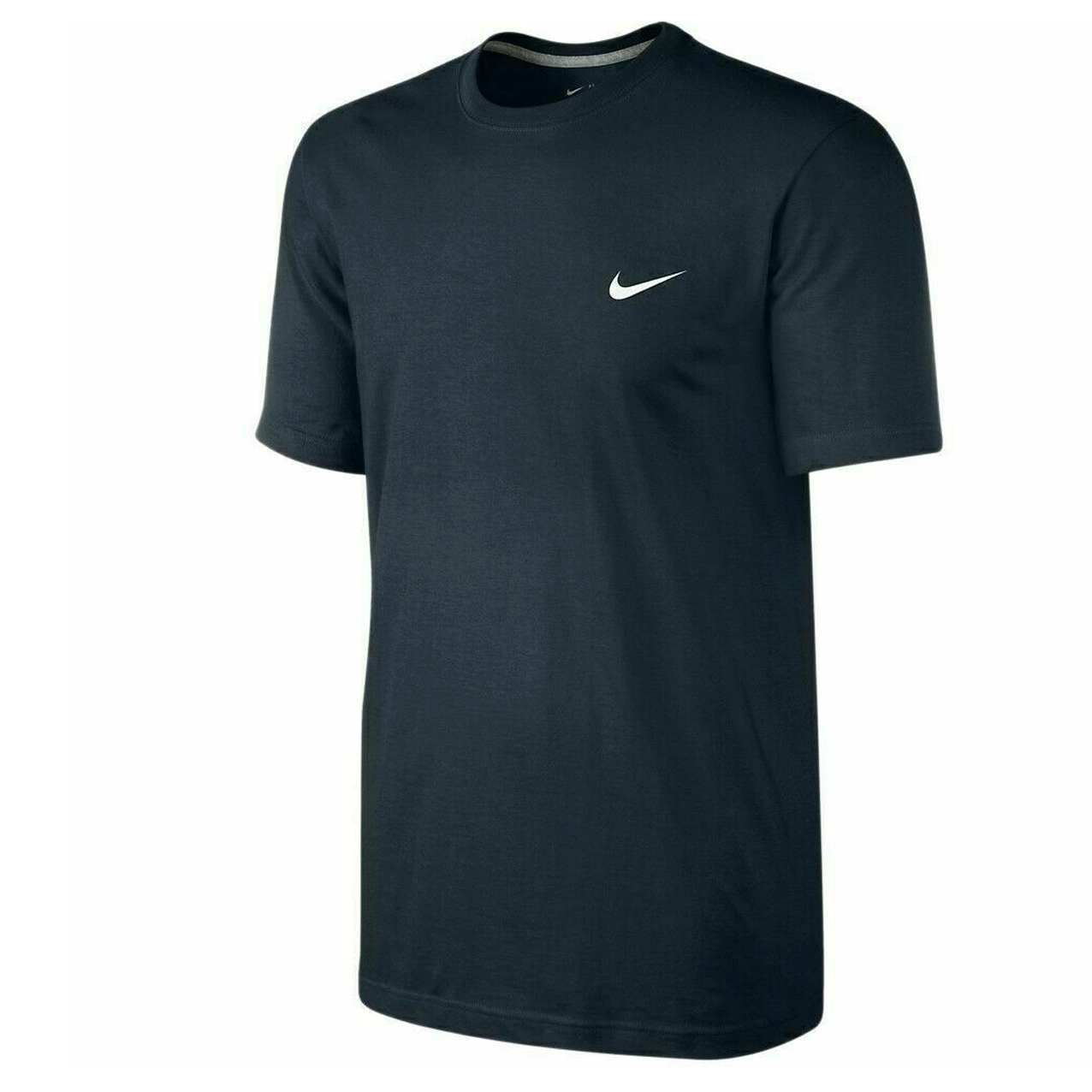 men's nike embroidered swoosh tee