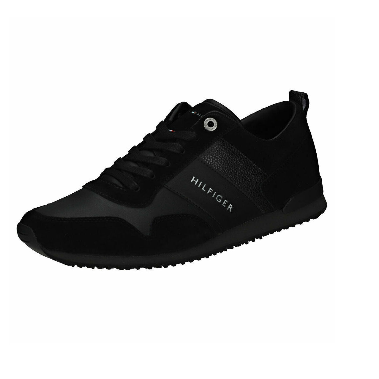 tommy hilfiger trainers black mens