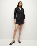 Mini-SILHOUETTEGathered Shirt Dress by Veronica Beard