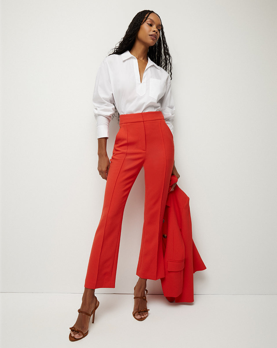 Carson Corduroy Kick-Flare Pant