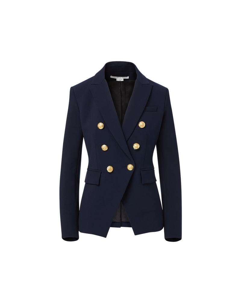Veronica Beard Miller Dickey Jacket - Navy/Gold