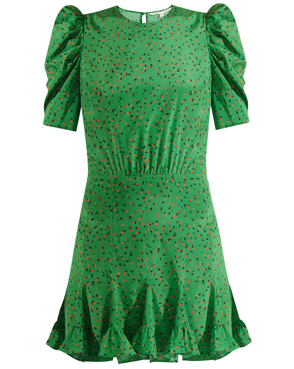 veronica beard green dress