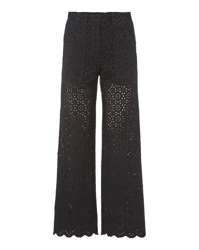 Riggs Eyelet Pant | Veronica Beard