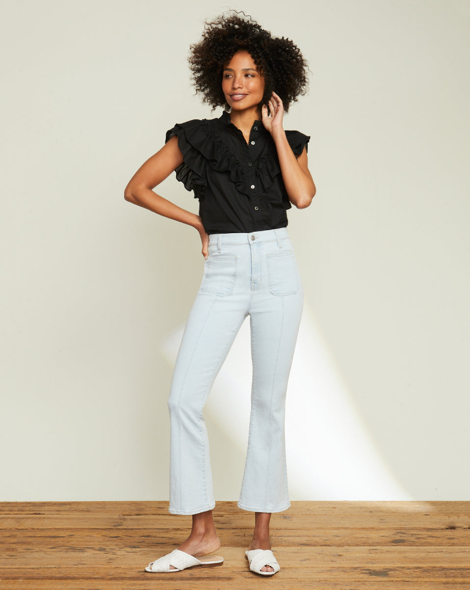 Carson Ankle-Flare Jean | Sun Yoke | Veronica Beard