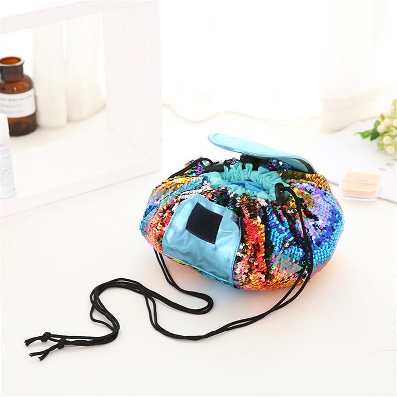 drawstring cosmetic bag