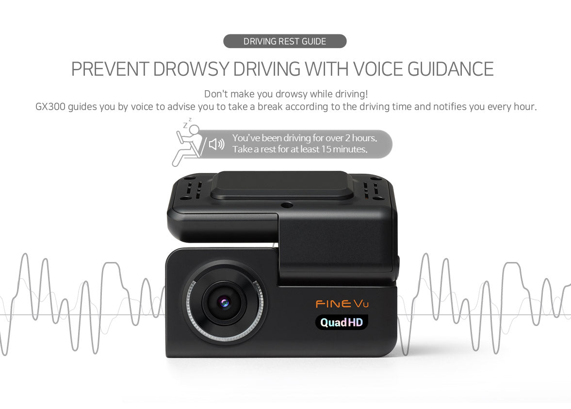 UNAVI GX300 2-Channel Front & Rear QHD 2K Dashcam – K5 Optima Store