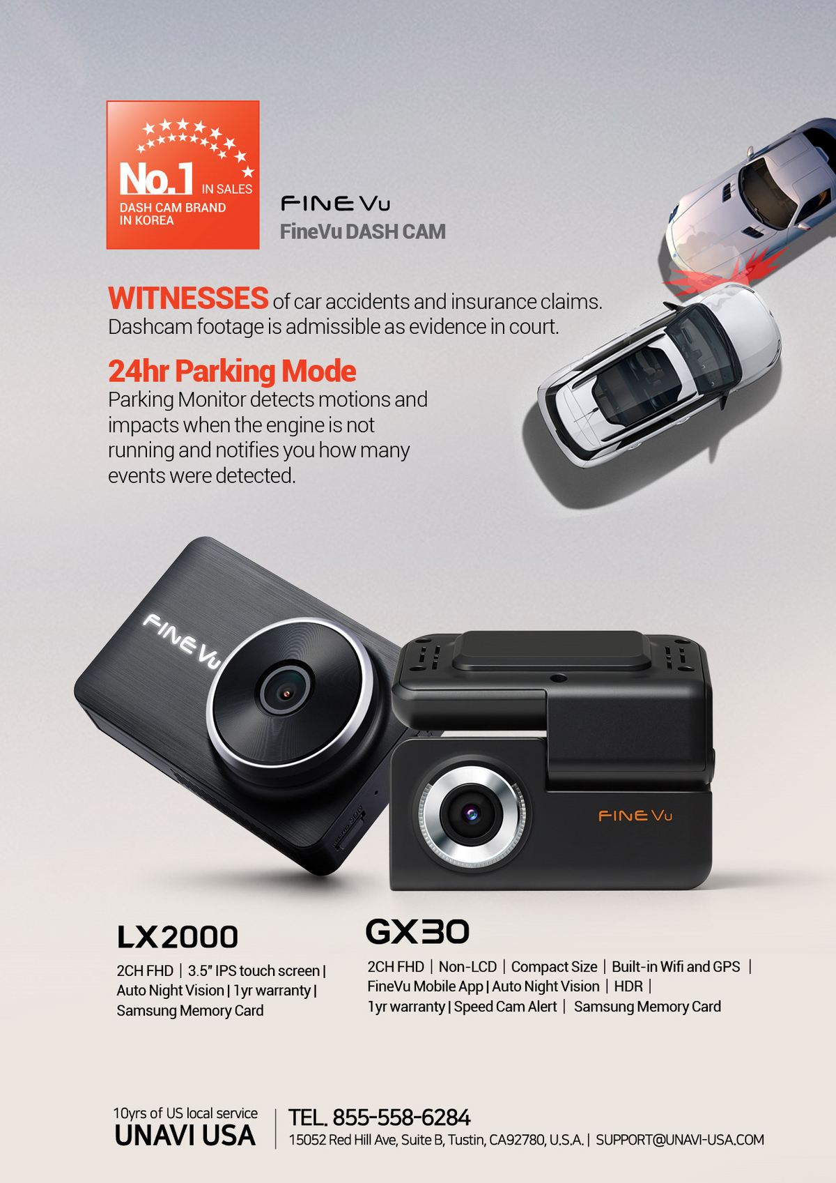 New Year Sale: Unavi Dash Cam FineVu GX300 2CH