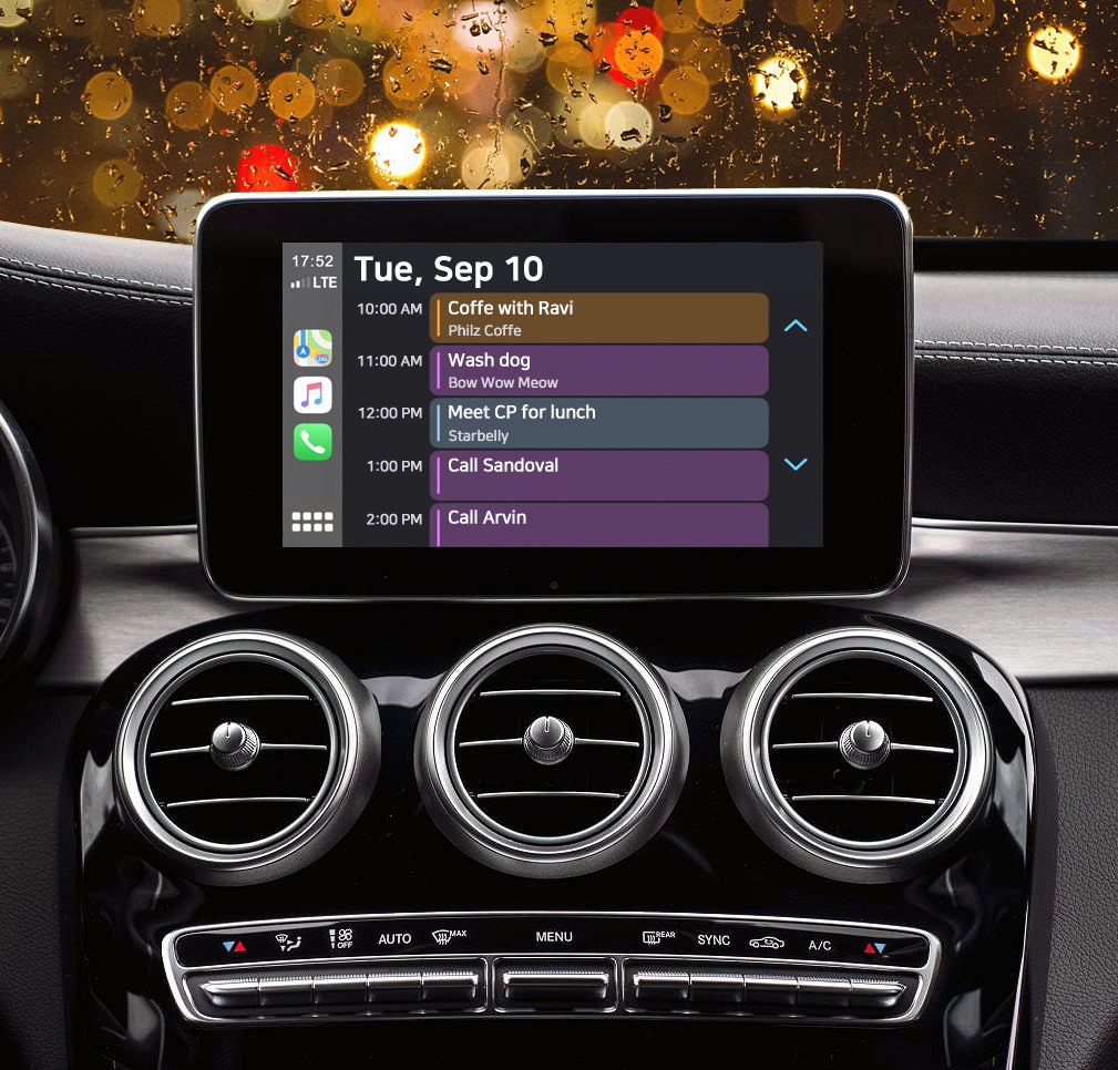 Touchscreen-Radio Android Auto Carplay Mercedes A-Klasse W176 CLA C117 GLA  X156 2013–2018