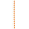 Eco-Straw - Paper Jumbo - 2500 Pack (10x250) - Orange/White - FSC Mix 70%