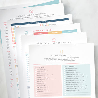 2023 Home Planner Digital and PDF Downloads – Passionate Penny Pincher