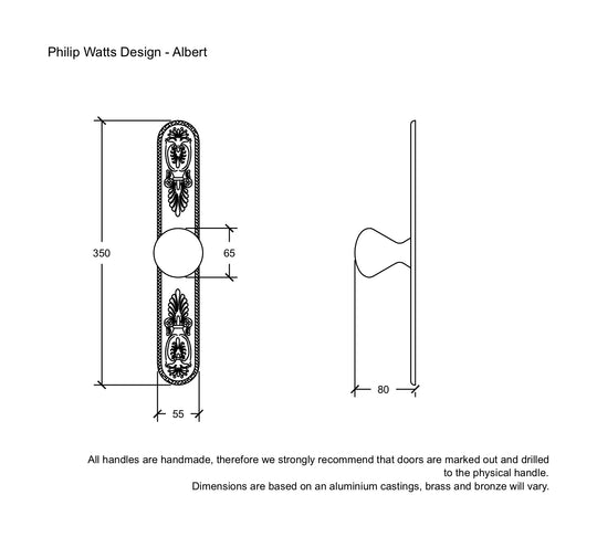 Albert pull handle – Philip Watts Design