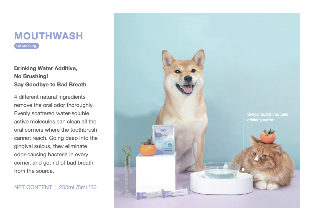 dog mouthwash for water