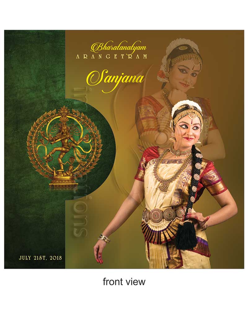 Arangetram Invitations DC 900 imaginations