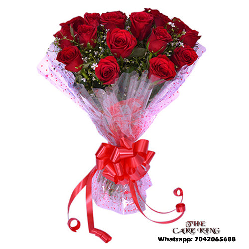 10 Red Roses Bookey – The Cake King