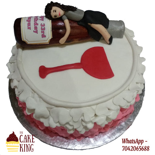 Bachelor Party Cake For Girl Delivery In Gurgaon Delhi Noida The Cake King