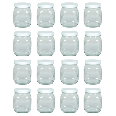 Glass Skep Jars 12 oz (340.19 g) - 12 Pack