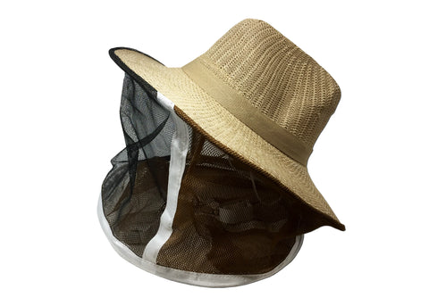Woven Mesh Beekeeping Veil Hat