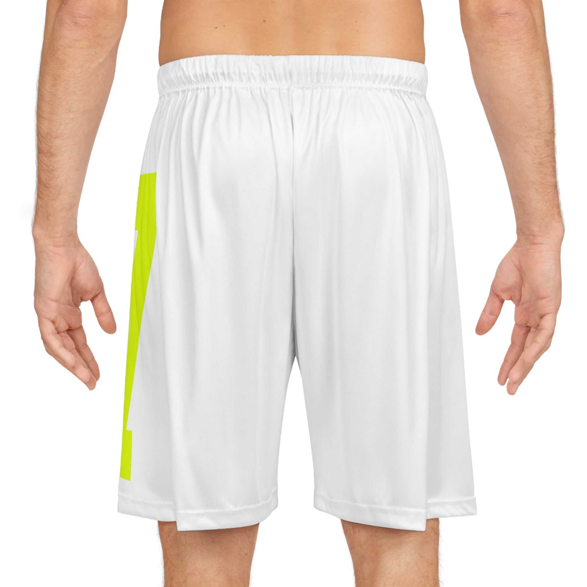 Product Image of SAFETY GREEN 77 Basketball Shorts #4