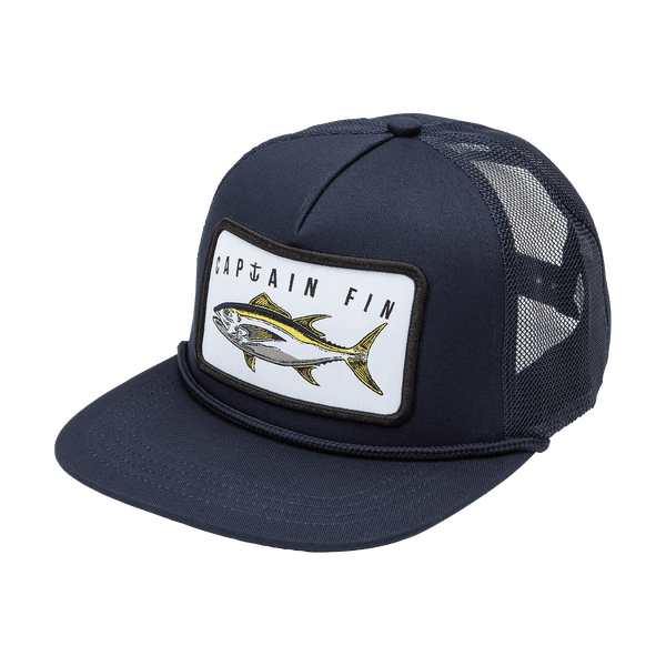 Mahi-mahi Trucker Hat Grey Hat + Yellow Mahi-mahi