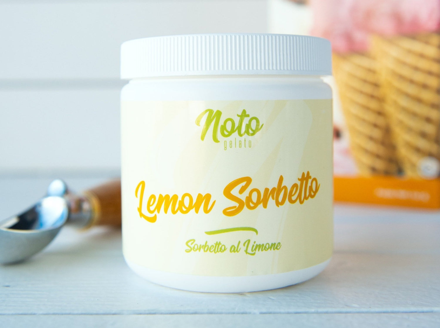 Noto Gelato | Lemon Sorbetto | 500ml – Cultivatr - Farm to Table