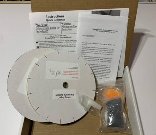 8 x 1 Paper Wheel Sharpening Kit