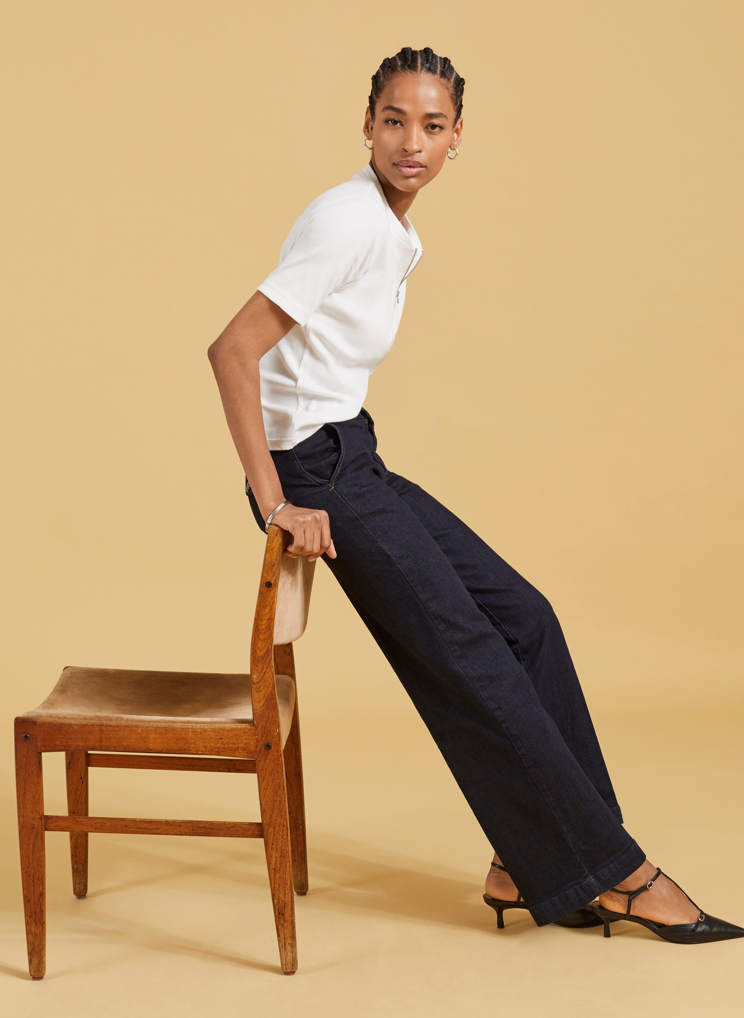 Margot Organic Cotton Wide Leg Jeans