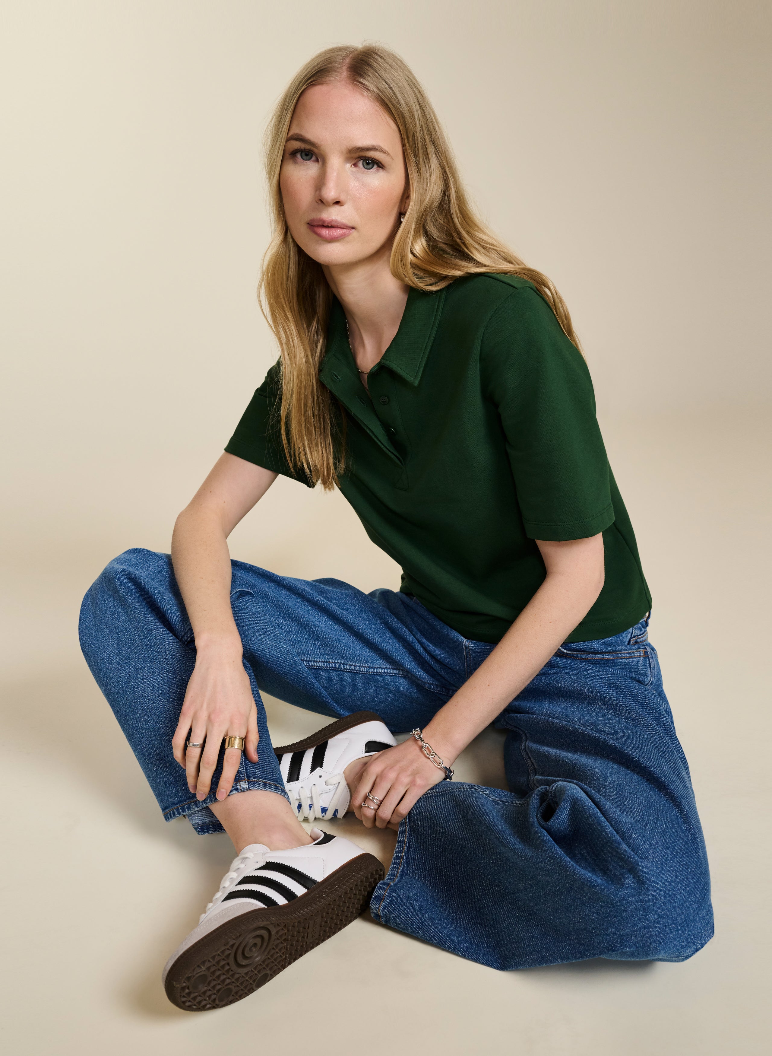 Margaret Regenerative Cotton Polo Tee