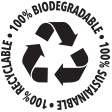 Biodegradable logo