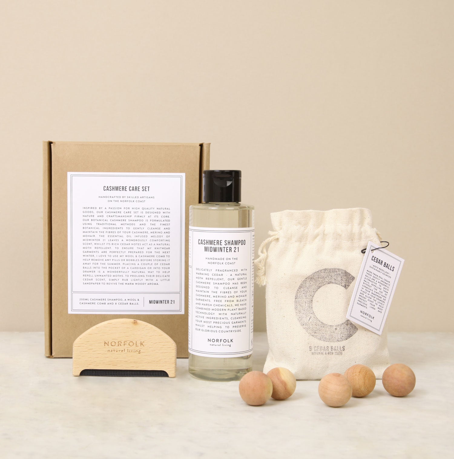 Norfolk Natural Living Cashmere Care Set