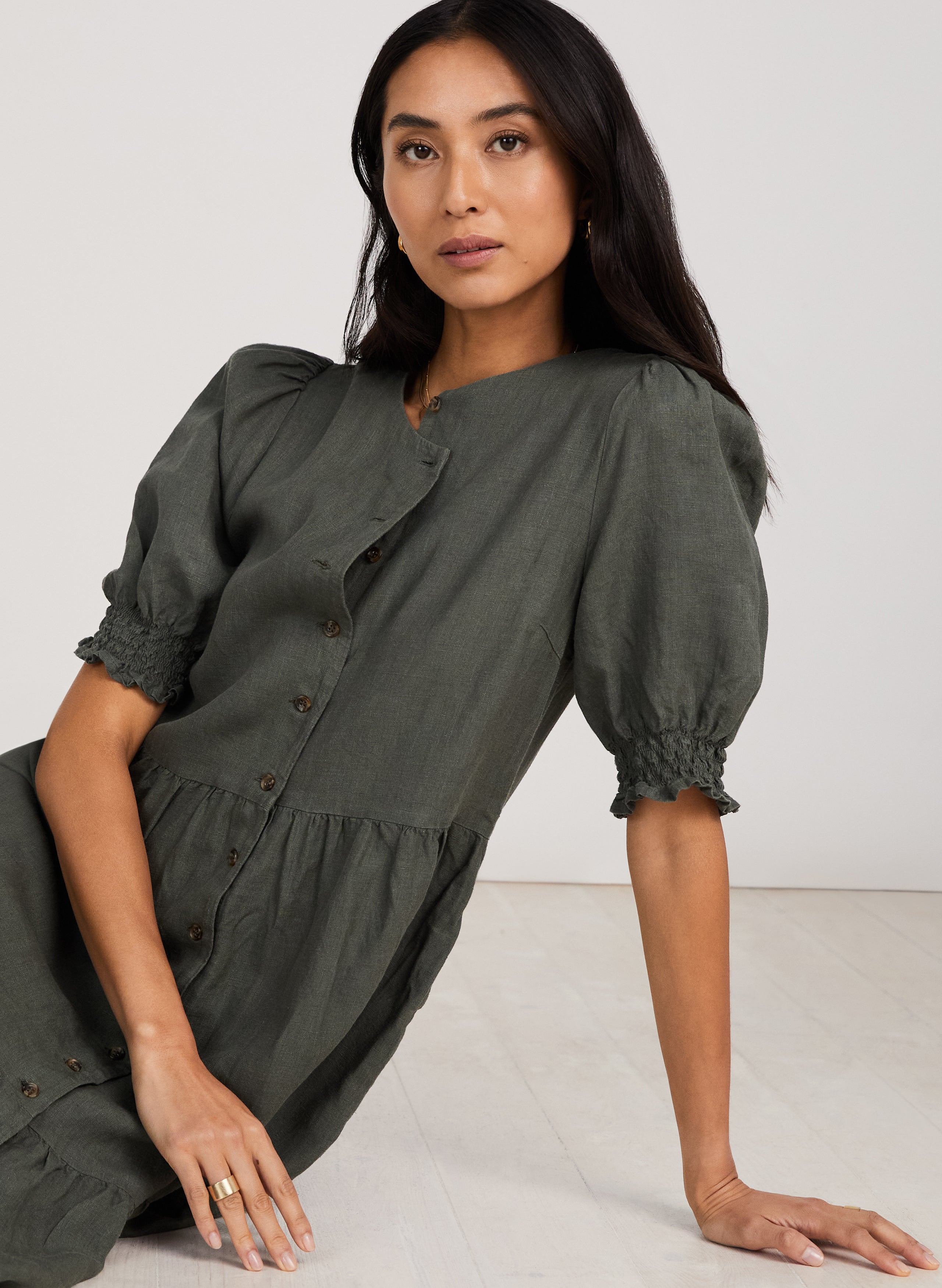 Maxine Hemp Shirt Dress