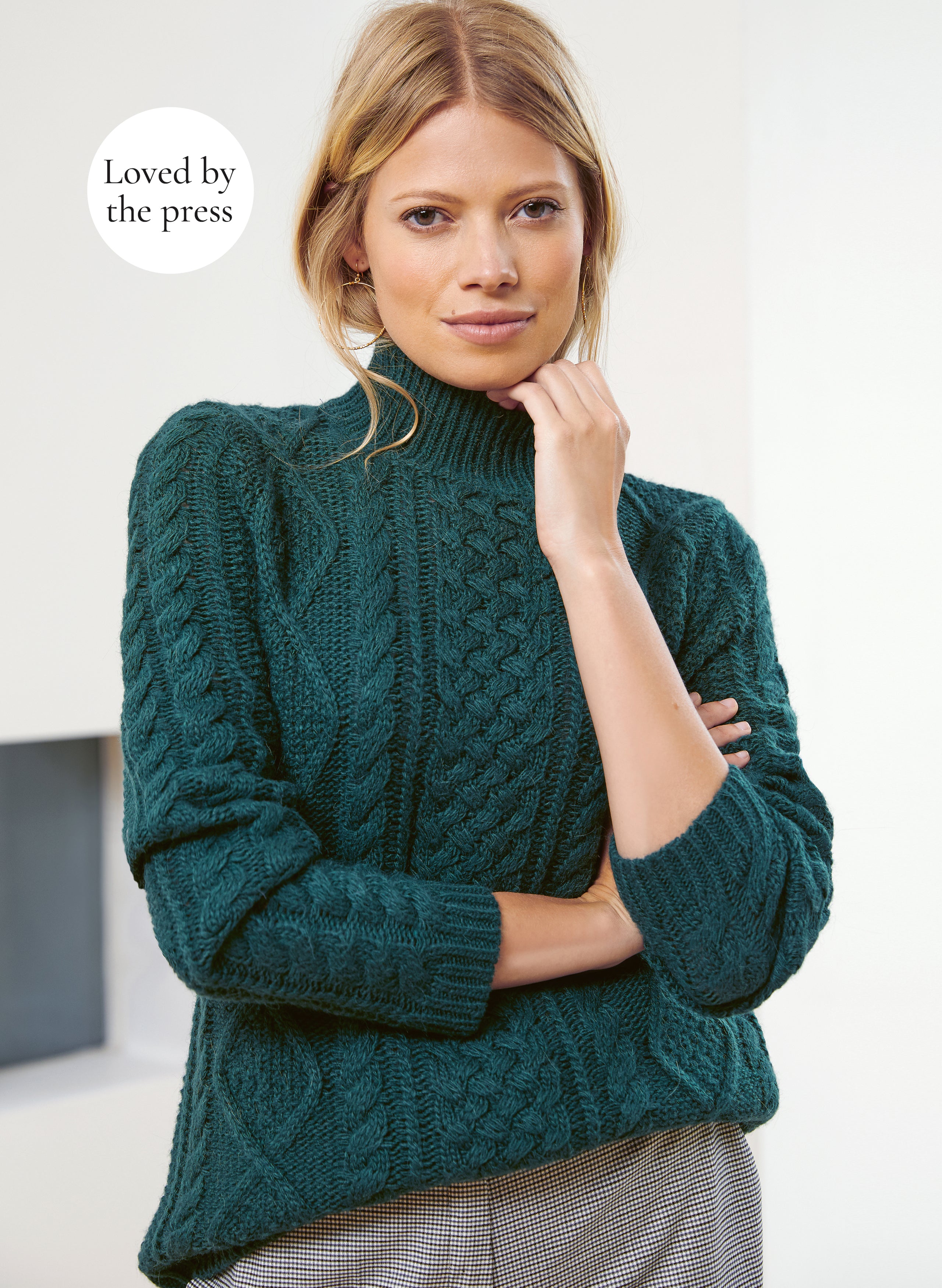 Margot Cable Jumper Baukjen