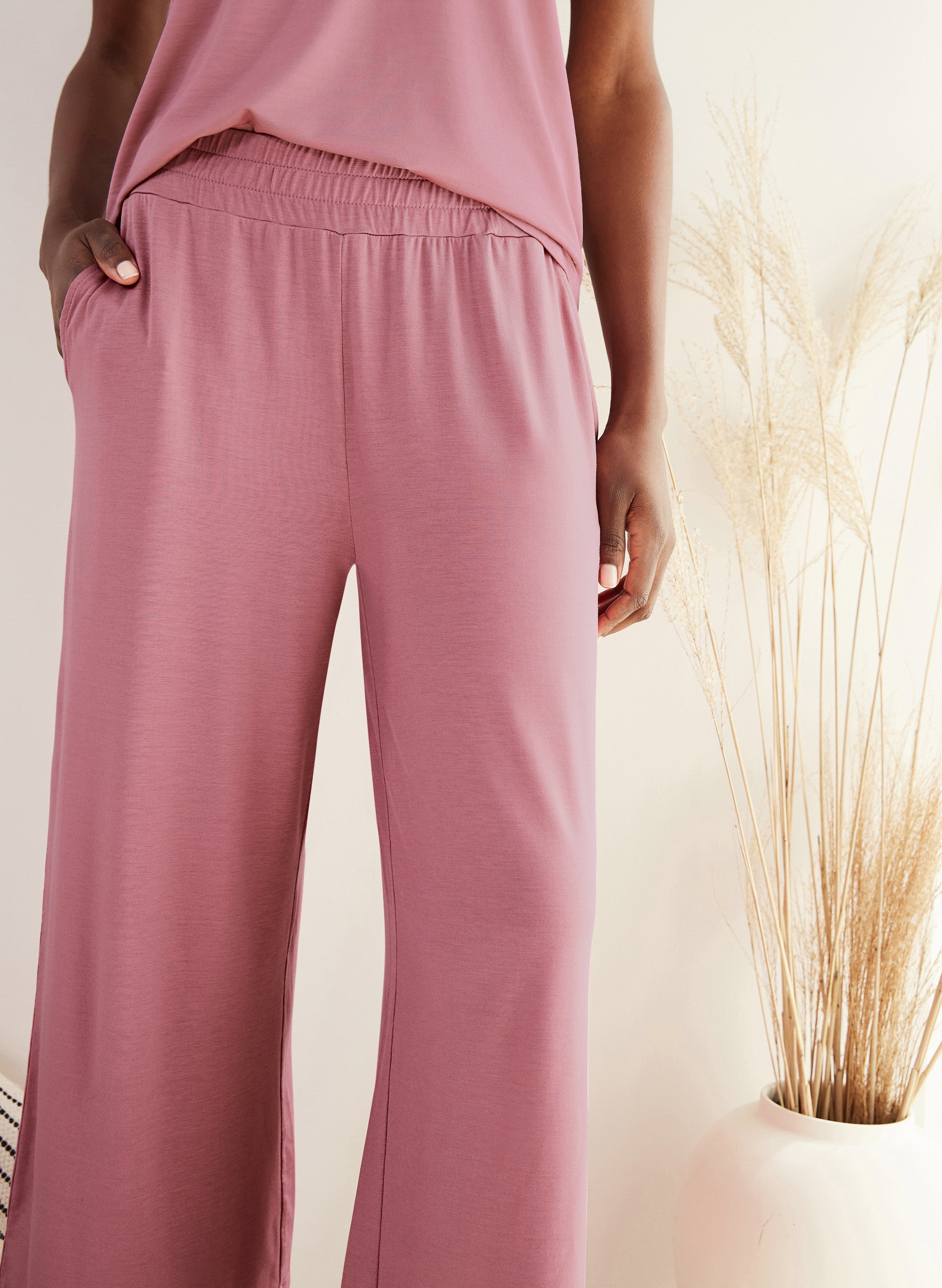 Peace Lyocell Cropped Trousers