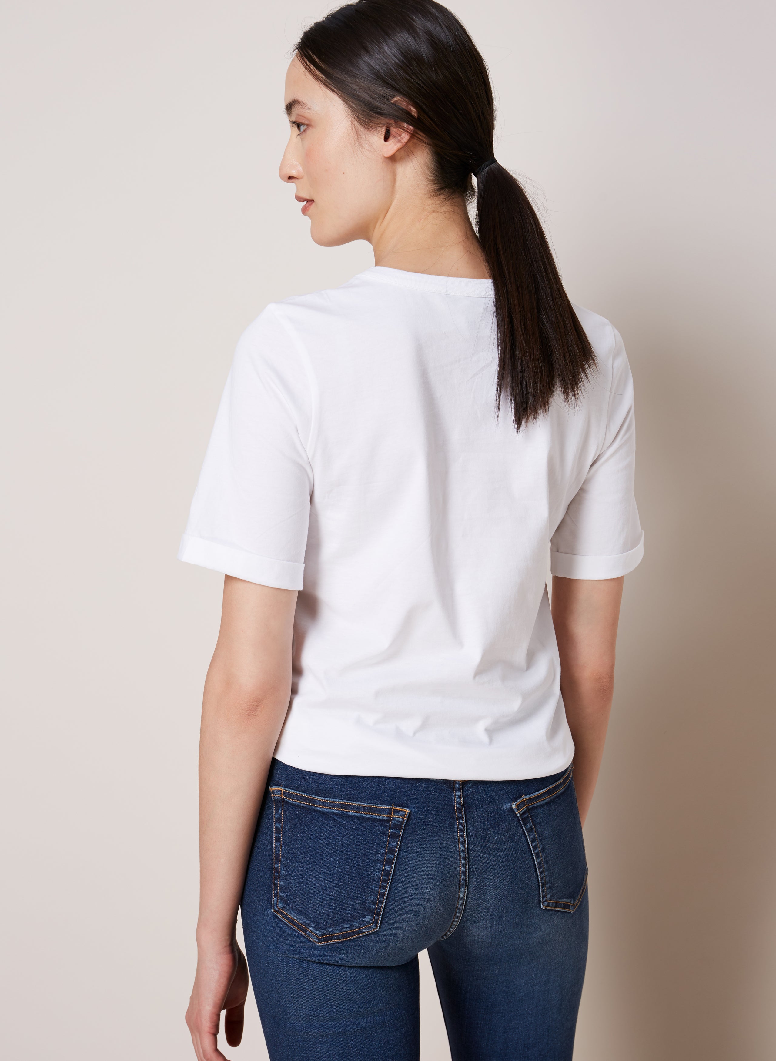 Baukjen Roll Cuff Tee