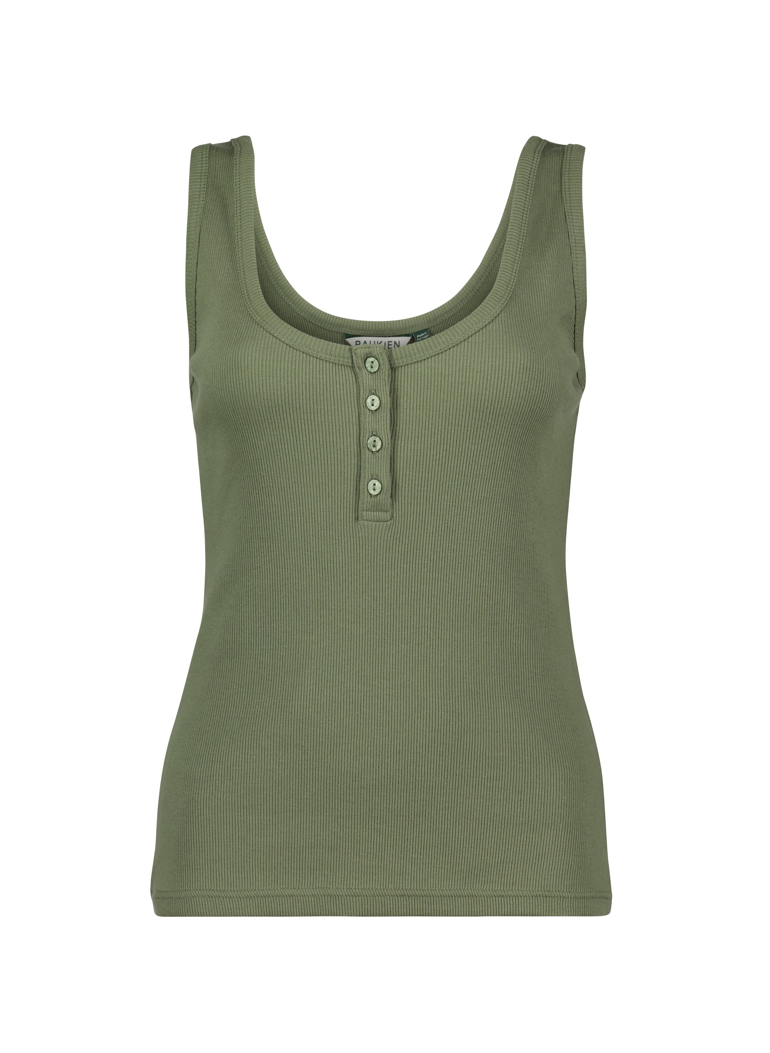 Baukjen Essentials Organic Cotton Henley Tank