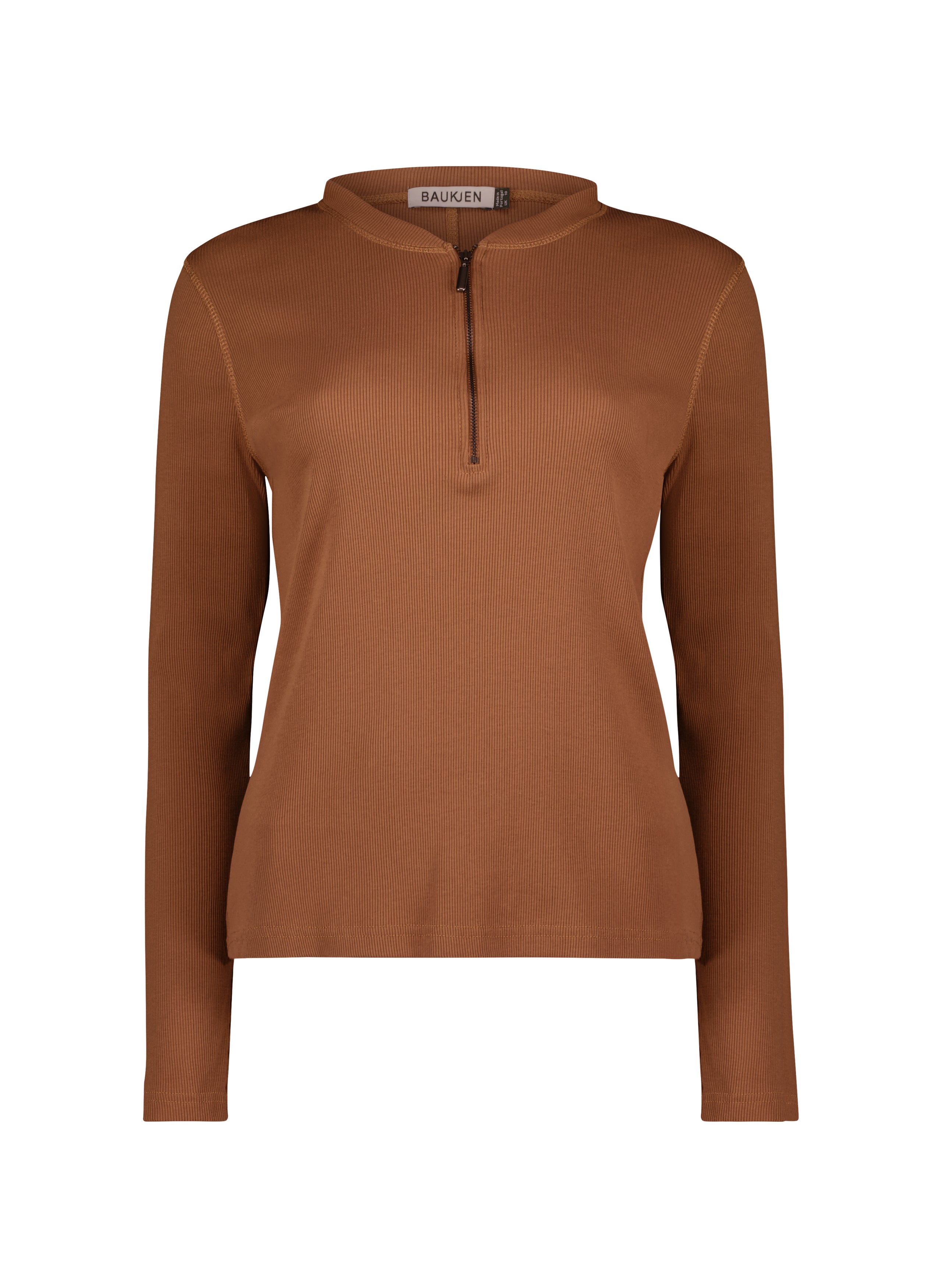 Baukjen Essentials Organic Long Sleeve Zip Top