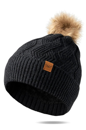 Cozy Black Winter Beanie - Simply Blessed Boutique