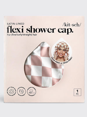 Satin Lined Flexi Shower Cap - Simply Blessed Boutique